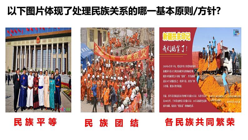 统编版道德与法治 九年级上册 同步课件 7.1 促进民族团结 课件第6页