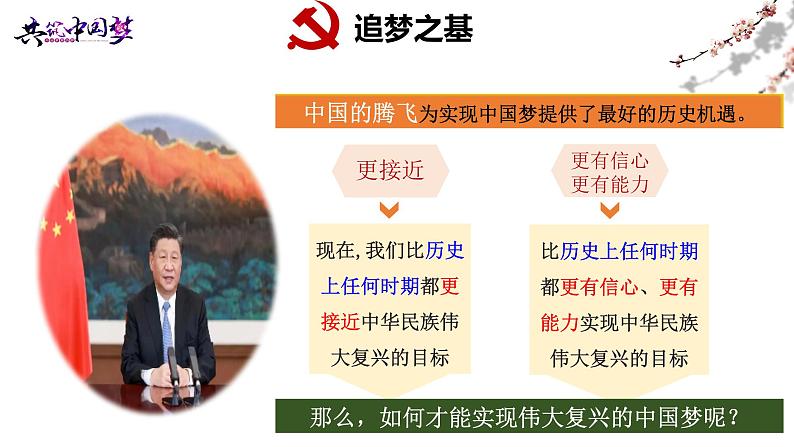 统编版道德与法治 九年级上册 同步课件 8.2共圆中国梦第6页