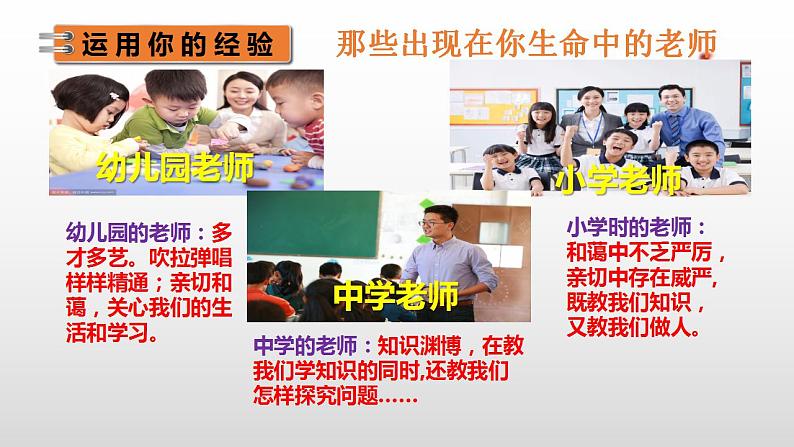 6.1 走近老师 课件-2022-2023学年部编版道德与法治七年级上册第4页