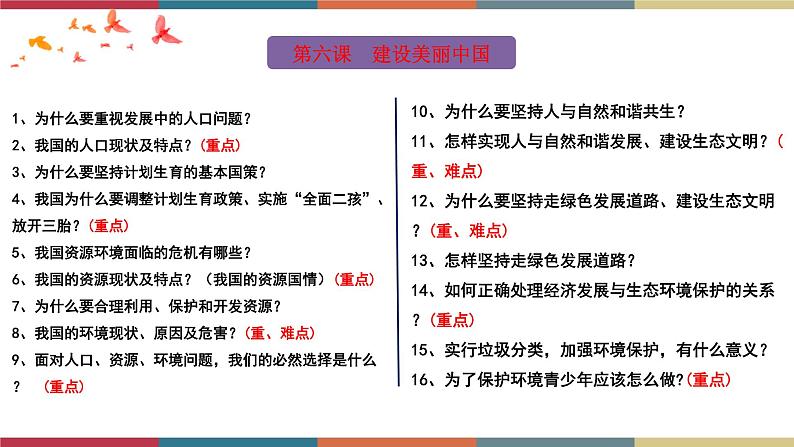 专题20 文明与家园 课件+考点清单+对点练习06