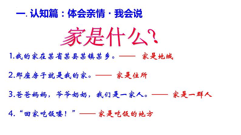 7.1 家的意味 课件 -2022-2023学年部编版道德与法治七年级上册第2页