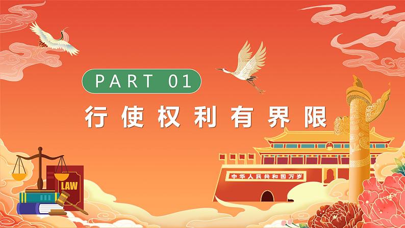 部编版8下道德与法治第三课第二框《依法行使权利》课件模板第6页