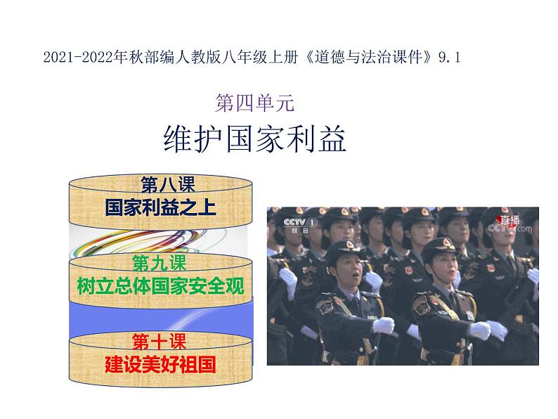 部编版八年级道德与法治上册--9.1认识总体国家安全观(精品课件)03
