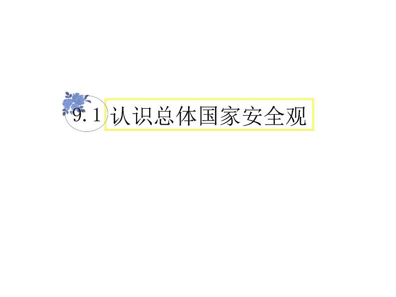 部编版八年级道德与法治上册--9.1认识总体国家安全观(精品课件)06