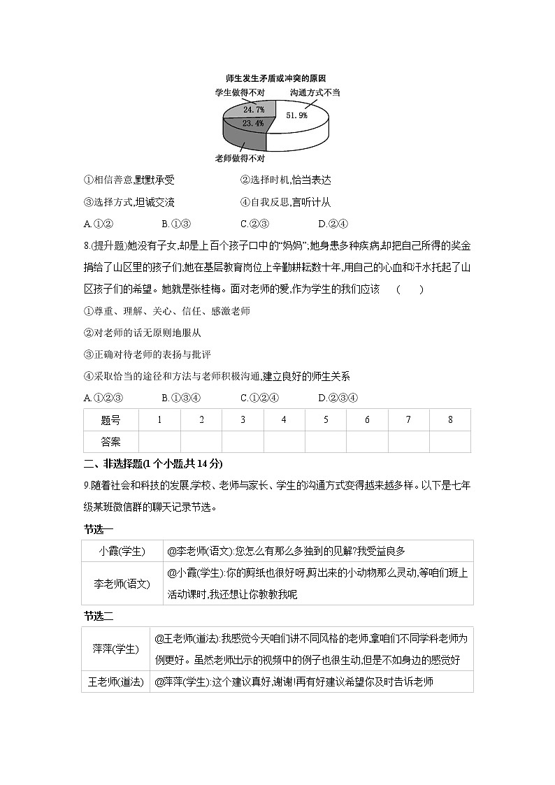 第六课   师生之间课课练(2课时、含答案)03