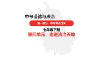 中考道德与法治总复习七年级下册第四单元课件