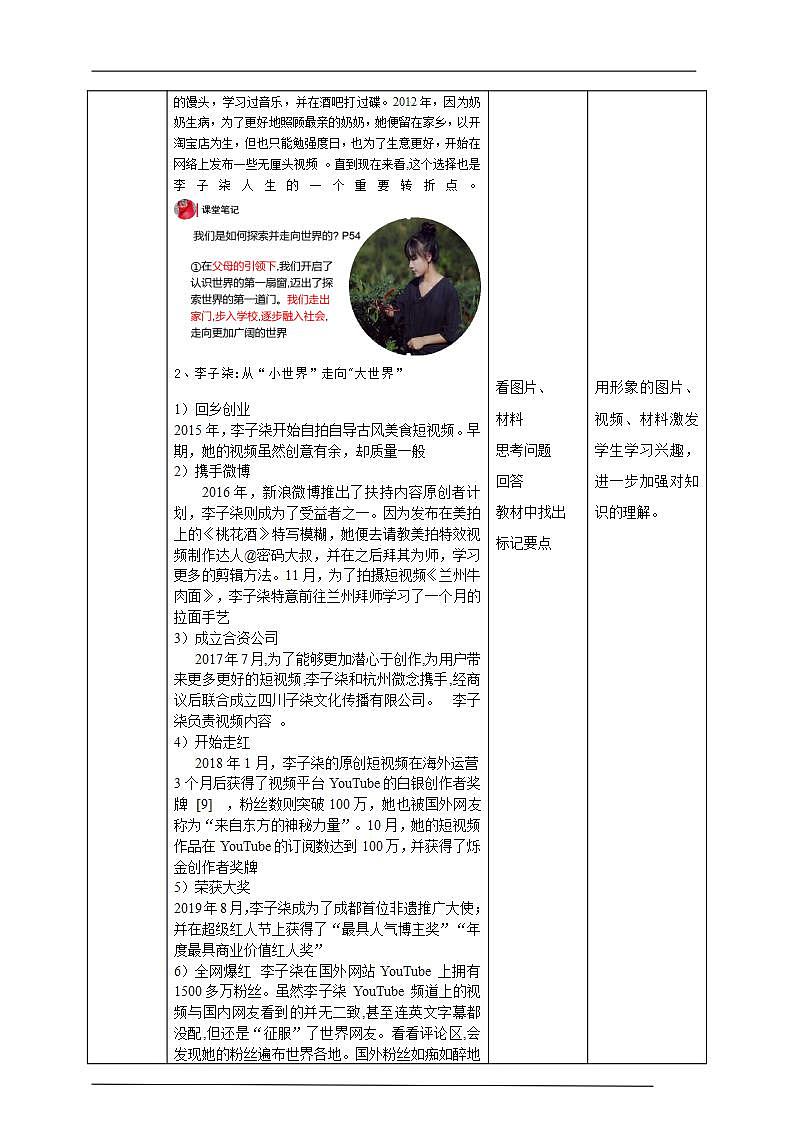 5.1《走向国际大舞台》教学设计第2页