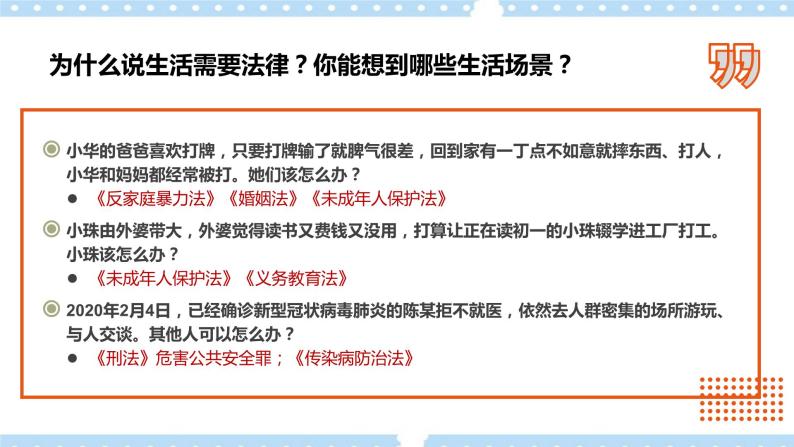 9.1生活需要法律 课件+视频03