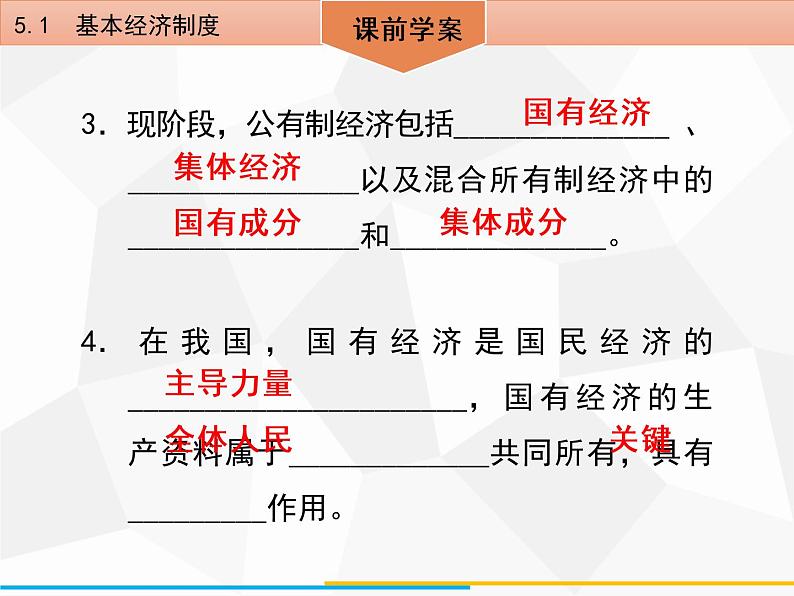 道德与法制八年级下册第五课 5.1 基本经济制度课件第5页