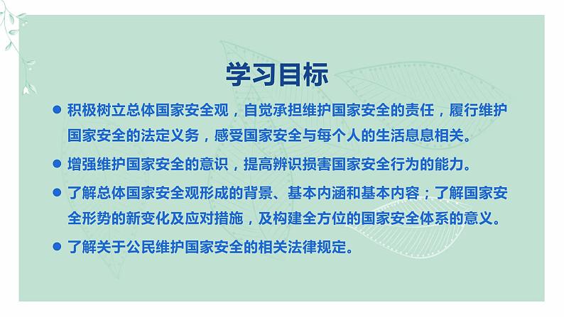 道德与法治八年级上册同步课件 树立总体国家安全观(终)02