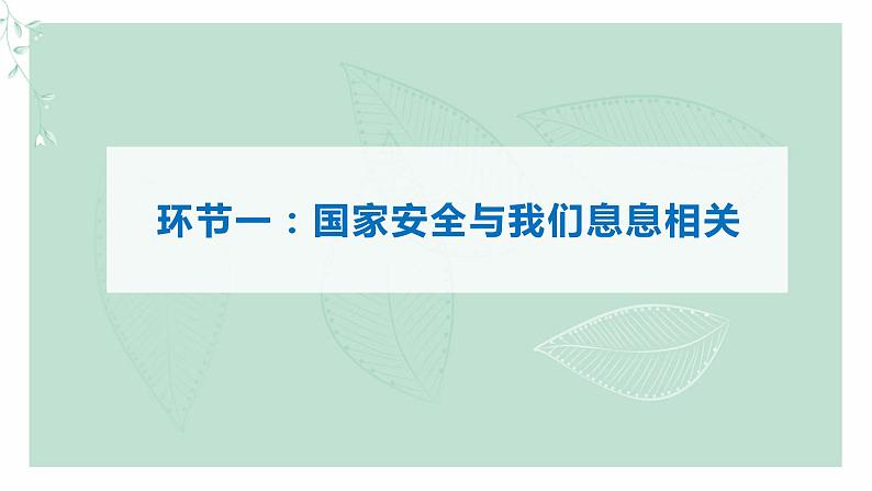 道德与法治八年级上册同步课件 树立总体国家安全观(终)06
