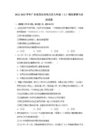 2022-2023学年广东省茂名市电白区九年级（上）期末道德与法治试卷