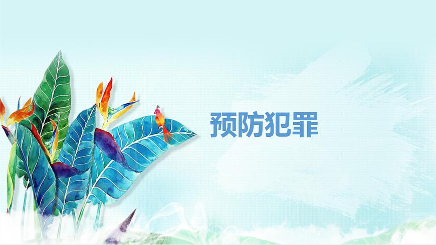 預(yù)防犯罪復(fù)習(xí)課件PPT第1頁(yè)