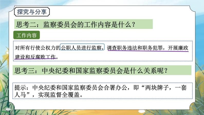 八下道法6.4国家监察机关  课件PPT+教案07