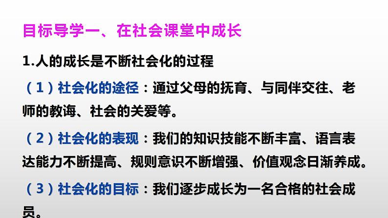 1.2在社会中成长 课件-2022-2023学年部编版道德与法治八年级上册第4页