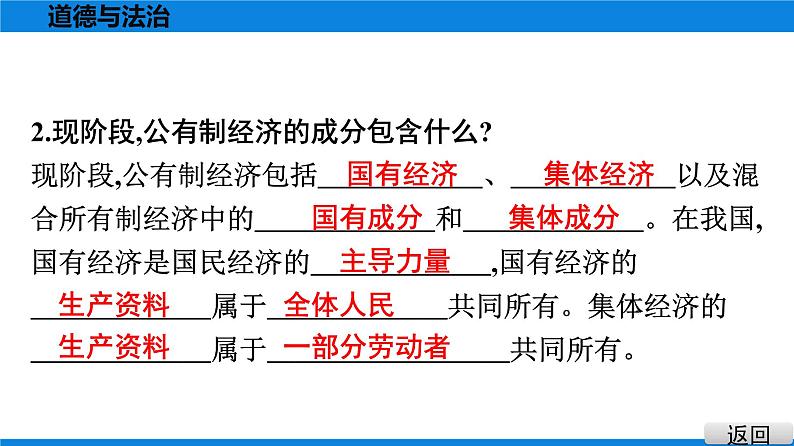 人教版道德与法治八年级下册课件5.3 基本经济制度第7页