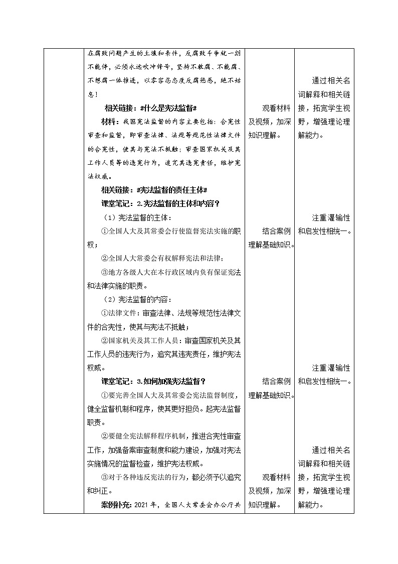 2023年部编版八年级道德与法治下册2.2 加强宪法监督 课件(含视频)+ 教案+导学案+同步练习含解析卷03