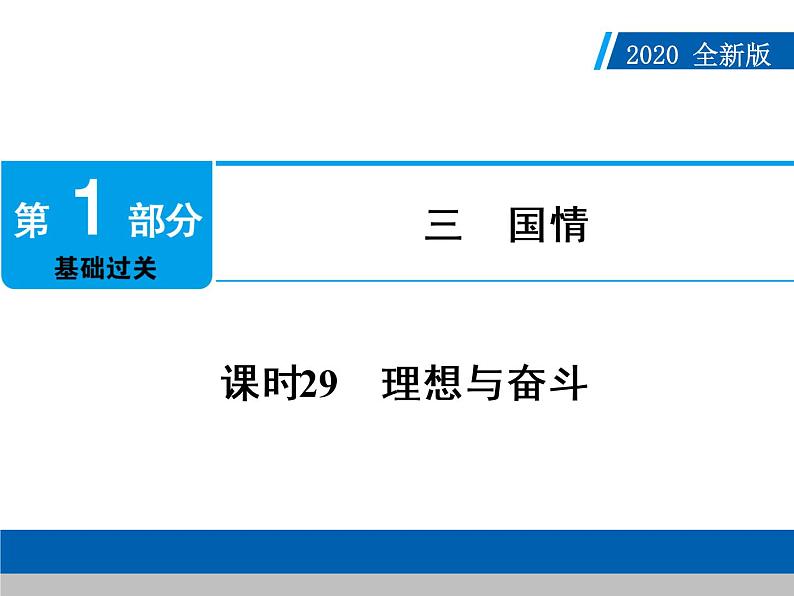 初中政治中考复习 第1部分 课时29课件PPT第1页