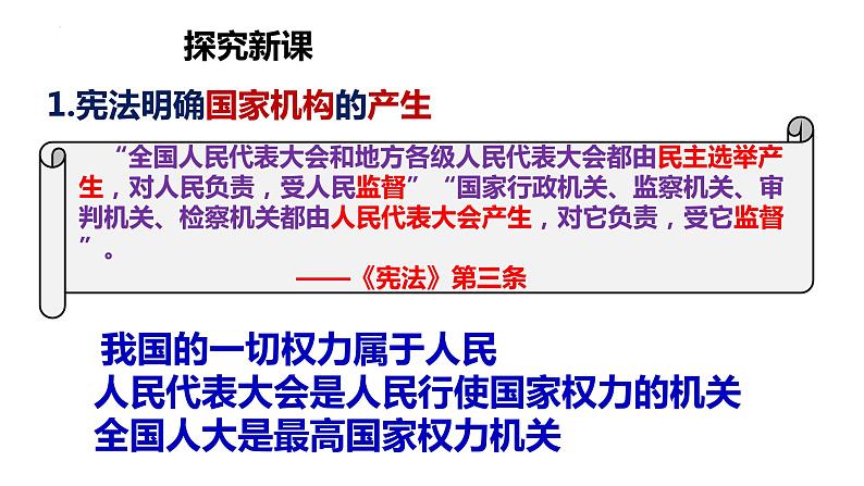 2022-2023学年部编版道德与法治八年级下册1.2 治国安邦的总章程 课件第6页