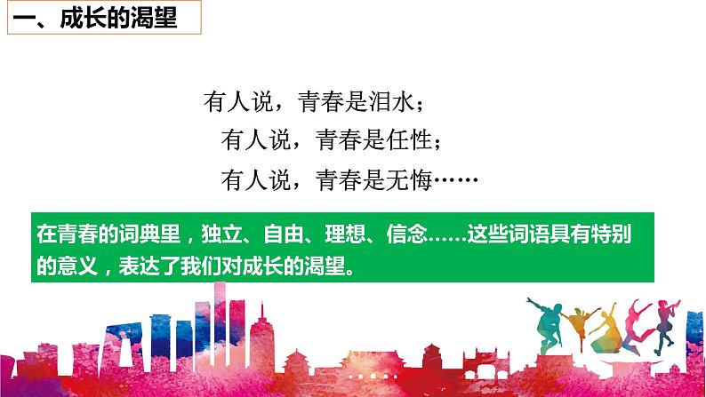 2022-2023学年部编版道德与法治七年级下册3.1 青春飞扬 课件第6页