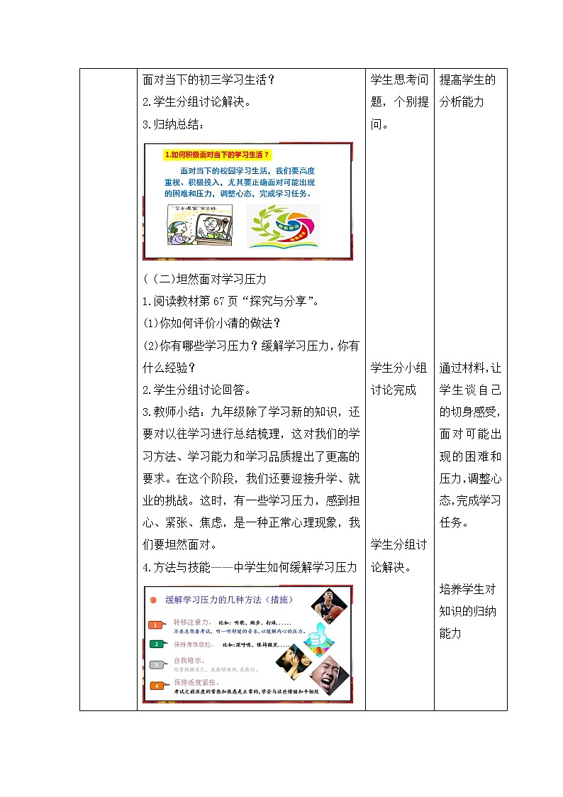 6.1《学无止境》 教学设计-2022-2023学年部编版道德与法治九年级下册第2页
