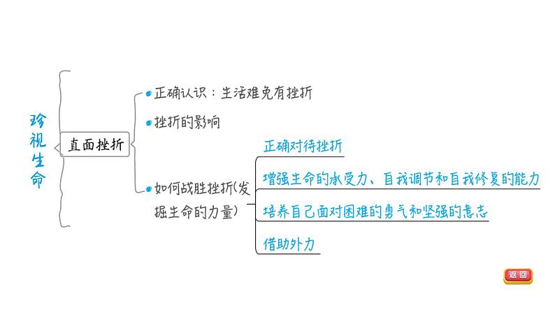 部编版道德与法治中考一轮复习--教材梳理--第4课时 生命的思考(复习课件)07