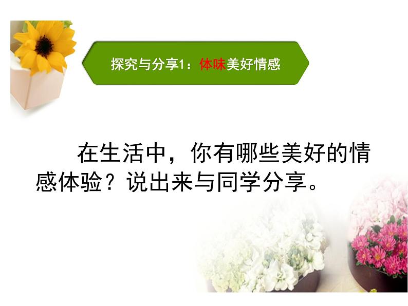 部编版七年级道德与法治下册--5.2在品味情感中成长(课件4)第5页
