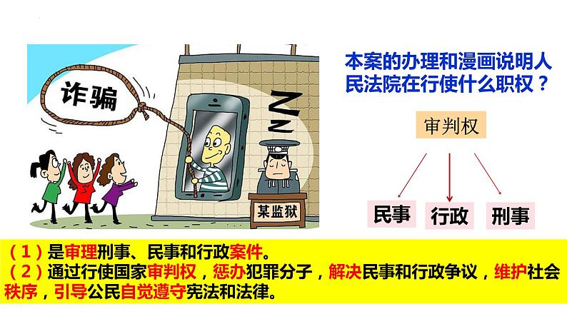 2023年部编版道德与法治八年级下册6.5 国家司法机关 课件07
