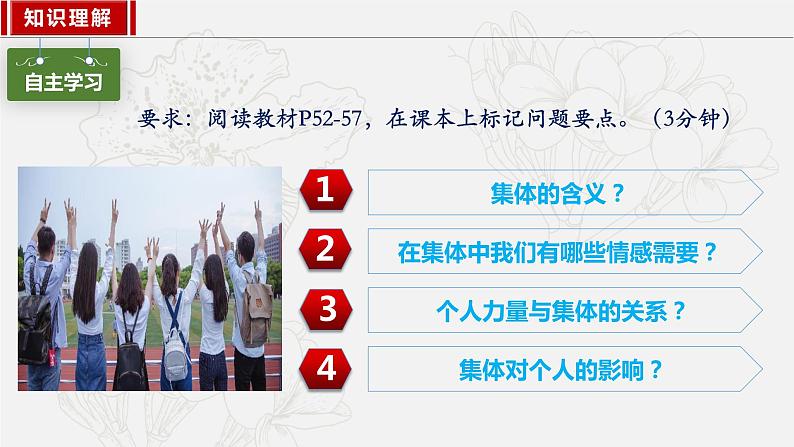 2023年部编版道德与法治七年级下册61 集体生活邀请我 课件第3页