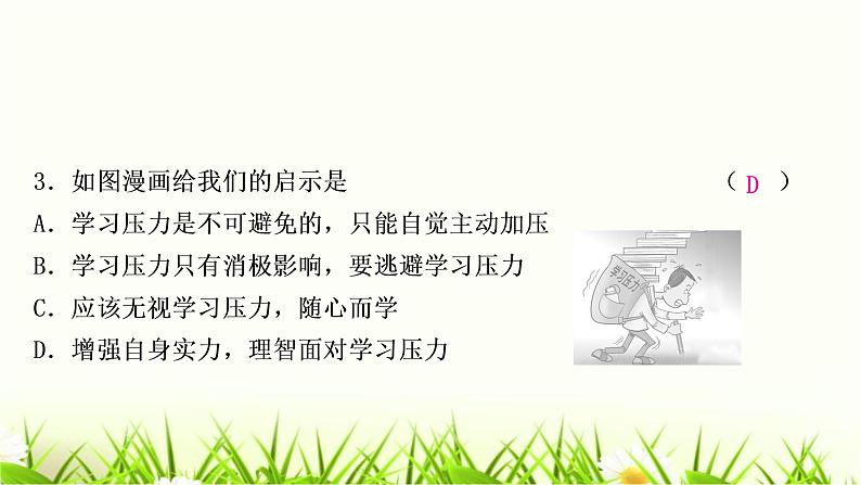中考道德与法治复习重难点强化训练(十)作业课件第4页