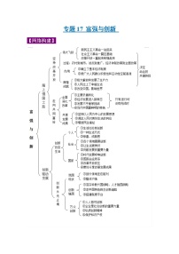 中考道德与法治三轮冲刺 知识点梳理与冲刺练习专题17 富强与创新 (含详解)