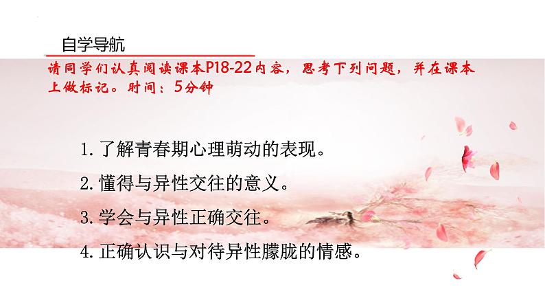 2.2 青春萌动 课件第2页