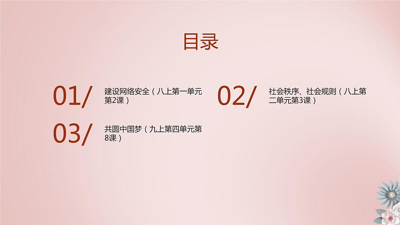2023年中考道德与法治二轮专题复习:社会建设 课件02