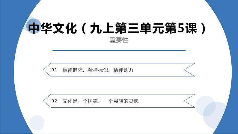 2023年中考二轮道德与法治复习 文化建设复习课件05