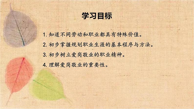 部编版道德与法治九年级下册 6.2多彩的职业 课件第3页