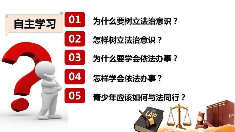 2022-2023学年部编版道德与法治七年级下册10.2+我们与法律同行+课件2第5页