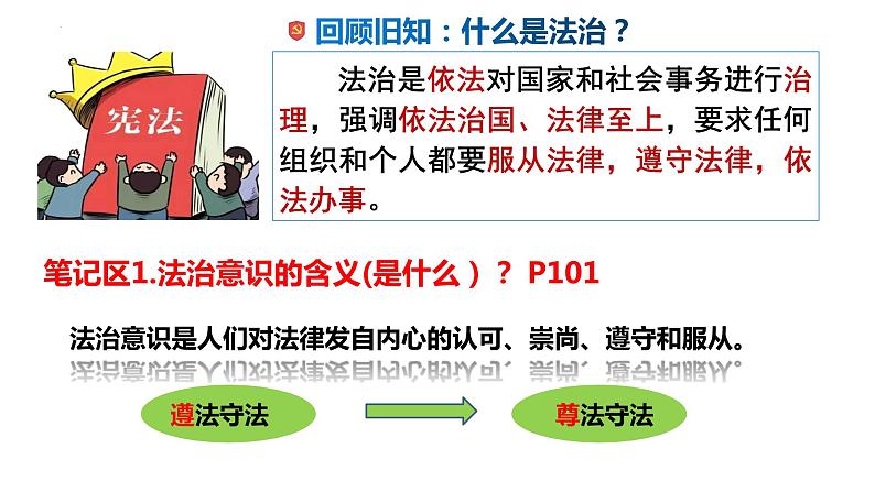 2022-2023学年部编版道德与法治七年级下册10.2+我们与法律同行+课件2第8页