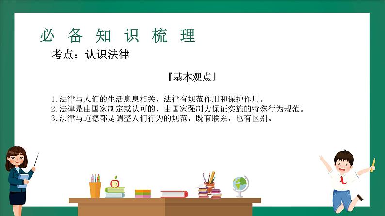 2023中考解读 道德与法治 第十课时 学习法律常识 理解特殊保护课件PPT第5页