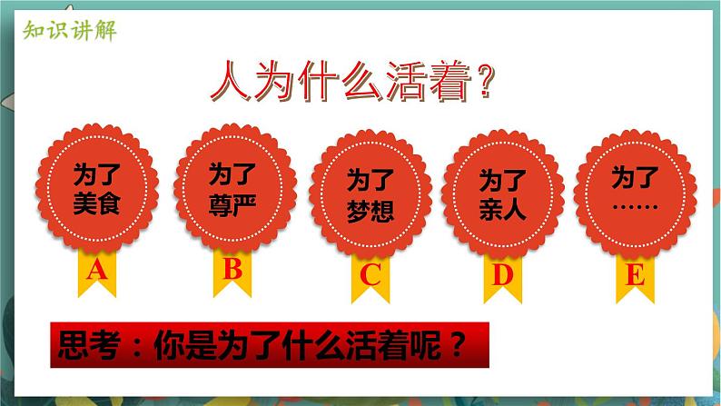 七上 10.1 感受生命的意义第6页