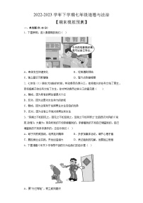 期末模拟训练题-2022-2023学年部编版道德与法治七年级下册