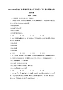 2022-2023学年广东省潮州市潮安区七年级（下）期中道德与法治试卷（含解析）