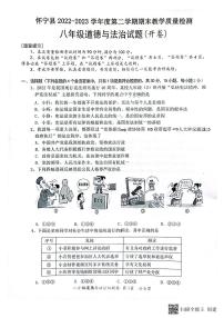 安徽省安慶市懷寧縣2022-2023學(xué)年八年級(jí)下學(xué)期期末教學(xué)質(zhì)量監(jiān)測(cè)道德與法治試題