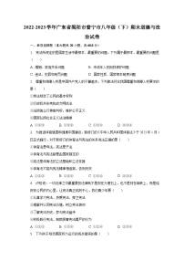 2022-2023学年广东省揭阳市普宁市八年级（下）期末道德与法治试卷（含解析）
