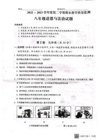 山西省临汾市洪洞县2022-2023学年八年级下学期7月期末道德与法治试题