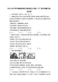 2022-2023学年湖南省邵阳市新邵县七年级（下）期末道德与法治试卷（含解析）