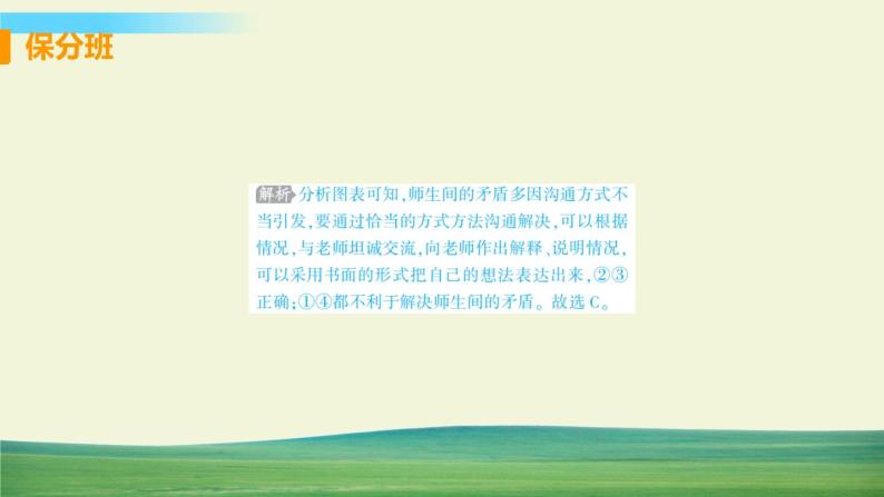 道德与法治七年级上册第六课 师生之间 第二框 师生交往课件+教案+习题课件+预习题+课后作业08