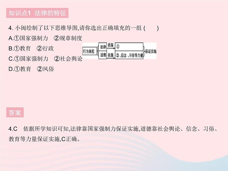 2023七年级道德与法治下册第四单元走进法治天地第九课法律在我们身边第二框法律保障生活作业课件新人教版第5页