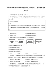 2022-2023学年广东省深圳市宝安区八年级（下）期末道德与法治试卷（含解析）