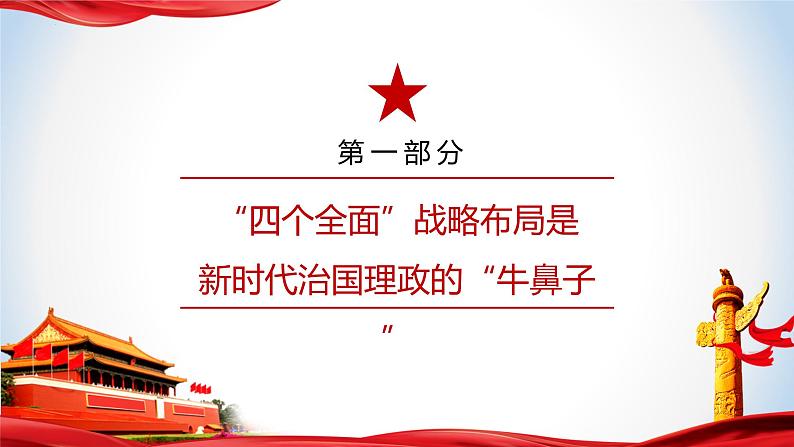《习近平新时代中国特色社会主义思想》 学生读本 (初中)3.2 协调推进“四个全面”战略布局 同步课件+同步教案+视频素材06
