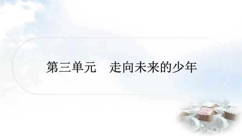 中考道德与法治复习九年级下册3第三单元走向未来的少年课件01